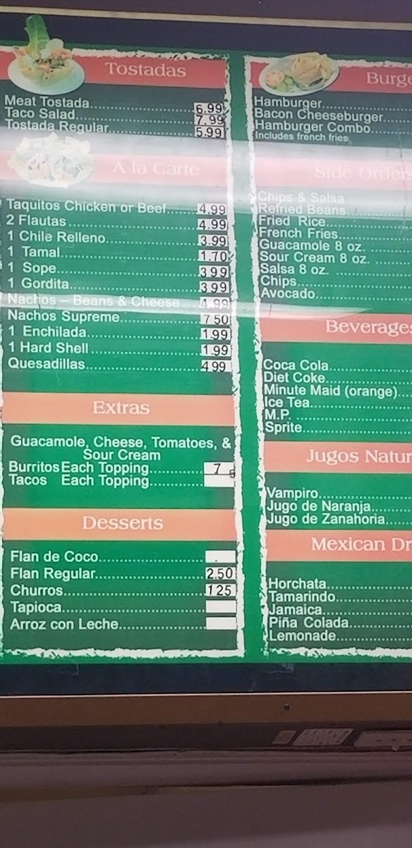 Tacos Si Señor Menu - Image 1