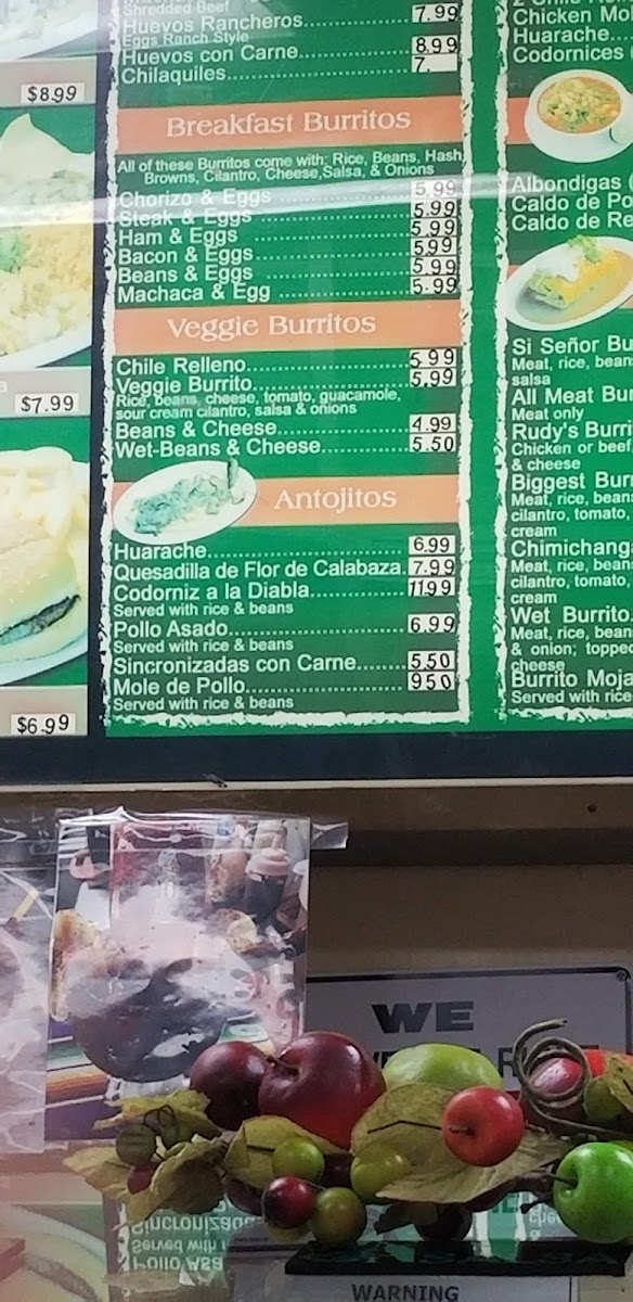 Tacos Si Señor Menu - Image 5